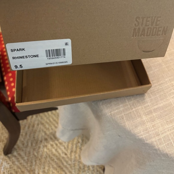 Steve Madden Glittering Silver Heels - Picture 2 of 2